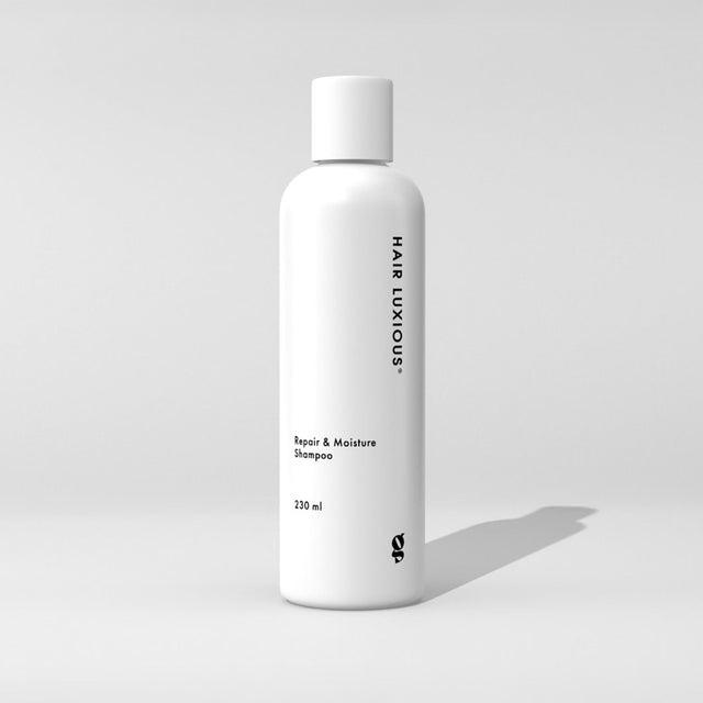 Hair Luxious Repair & Moisture Shampoo bottle